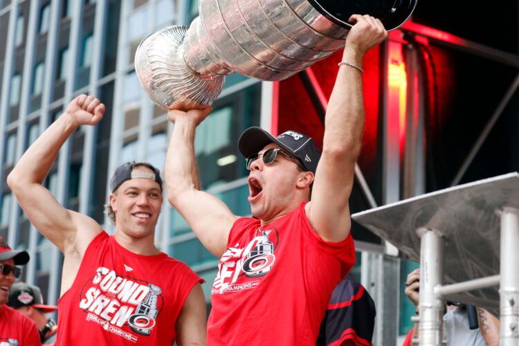 Hurricanes Fans Jam Into Downtown Raleigh